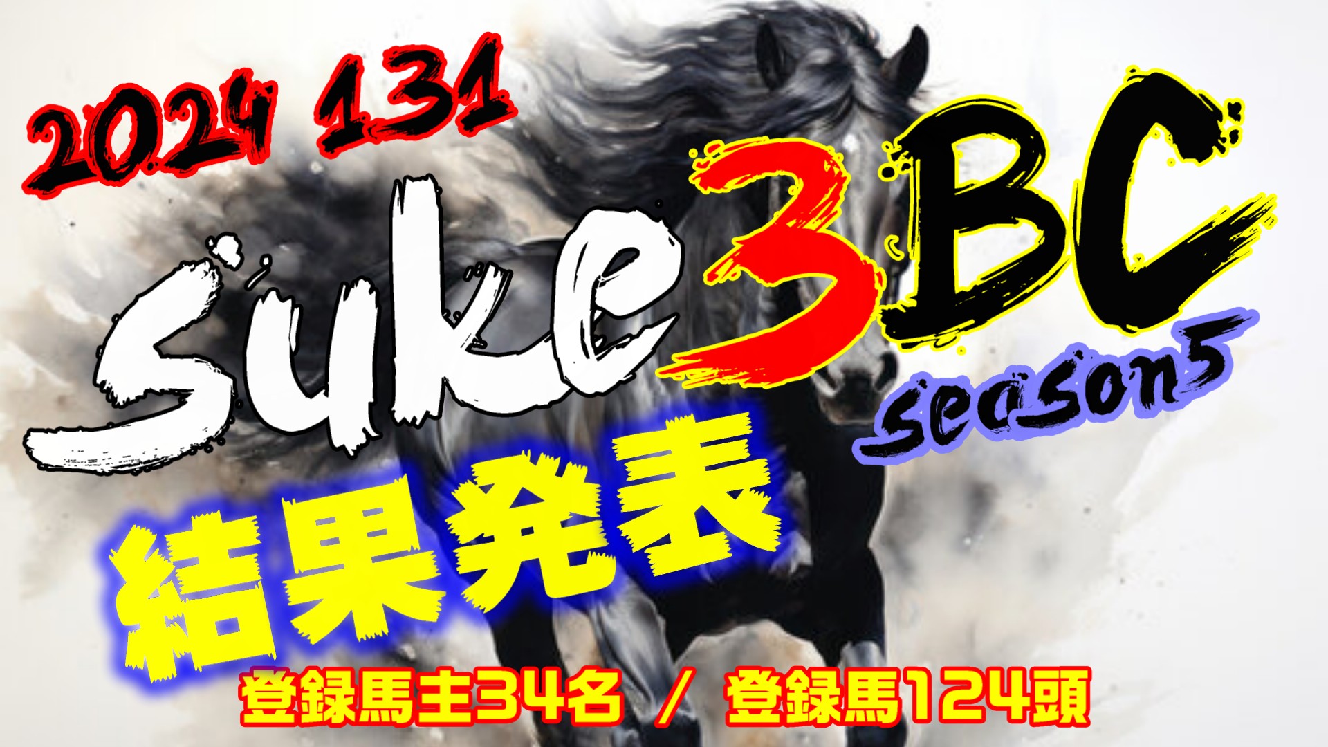 【ダビスタSwitch】suke3BC season5！！　1月4週目　結果発表！！